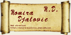 Momira Đalović vizit kartica